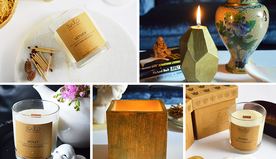 Lighting up homes with all natural scented candles