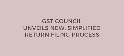 GST Council announces newer, simplified return filing process