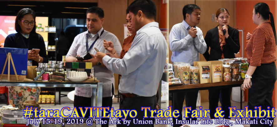 Entrepreneurs showcase their products at #taraCavitetayo Trade Fair & Exhibit