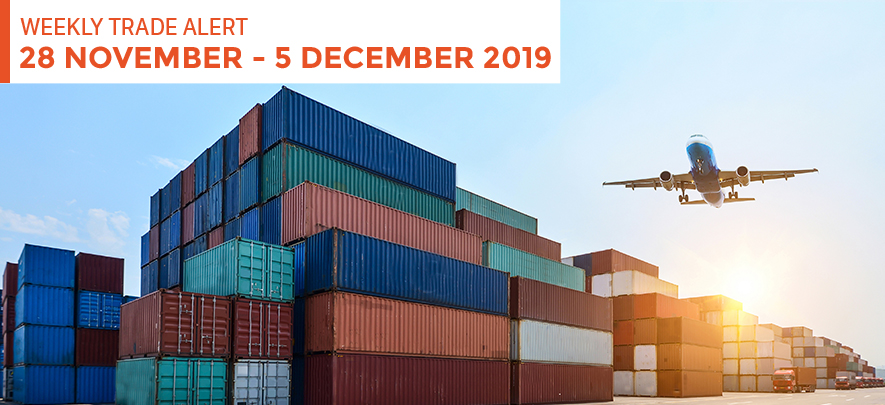 Weekly Trade Alert: 28 November – 5 December