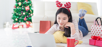 Here’s one way you can get your customers’ attention this holiday season