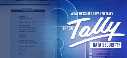 What measures have you taken for your Tally data security?