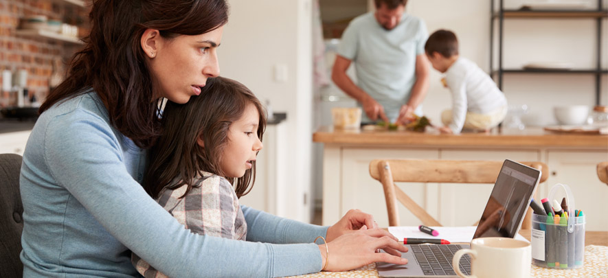 Work from home – How it can affect others in the family