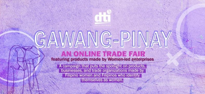 Gawang-Pinay: An online trade fair featuring women-led enterprises