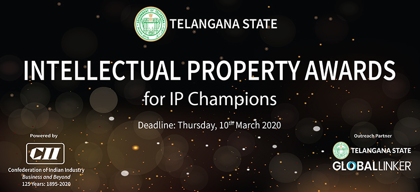 Don’t miss your chance to apply for the Telangana State Intellectual Property Awards (TS-IPA) 2020!