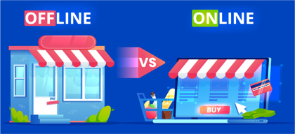 Offline store vs Online store