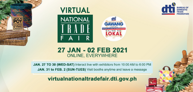 DTI to hold first-ever Virtual National Trade Fair