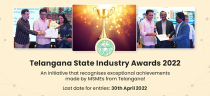 Apply for Telangana State Industry Awards 2022