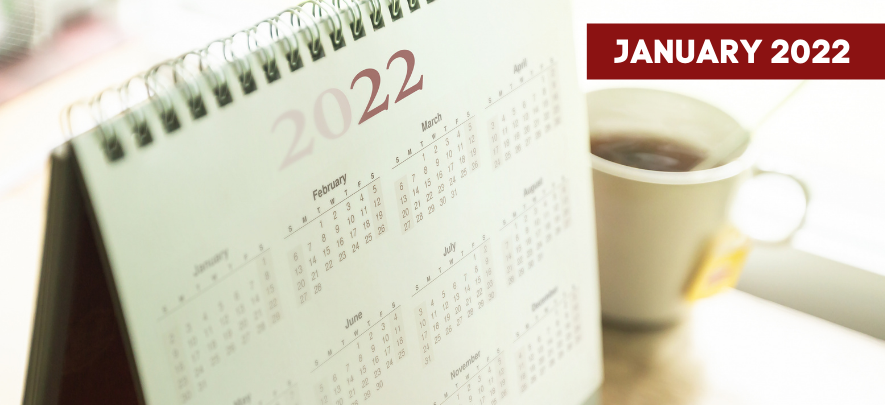 Tax calendar for January 2022