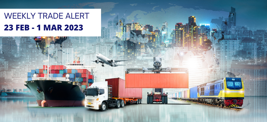 Weekly Trade Alert for Indian Exporters: 23 February - 1 March