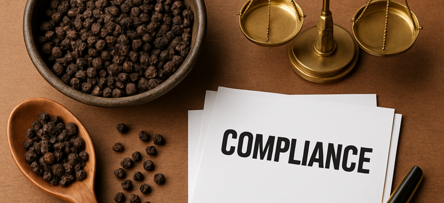 Export Compliance and Certifications for Black Pepper