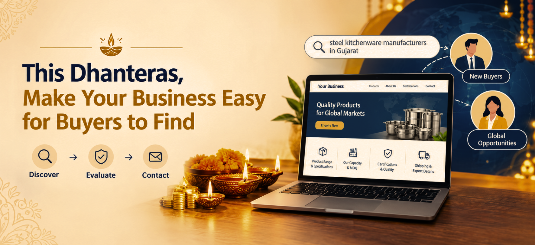 This Dhanteras, Make Your Business Easy for Buyers to Find
