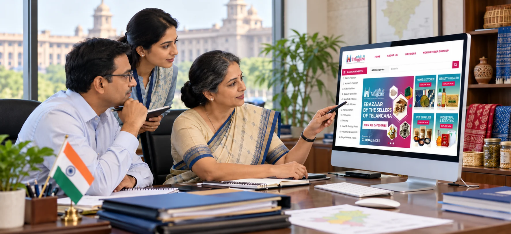How can a state government build a marketplace for its local sellers?