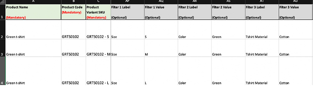 ADDING PRODUCT FILTERS product filters