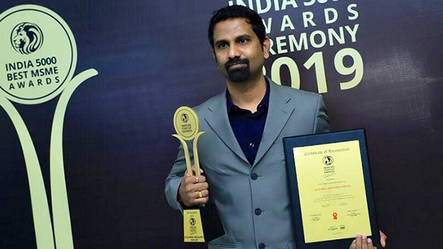 Parthap Kumar got award Parthap Kumar got award