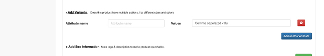product variants Product variants