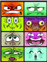 different reactions different moods by different thougths