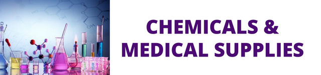 Chemicals and medical supplies