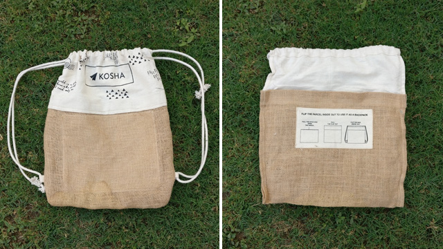 Kosha's environment friendly packaging Kosha's environment friendly packaging