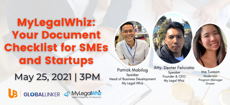 MyLegalWhiz: Your Document Checklist for SMEs and Startups
