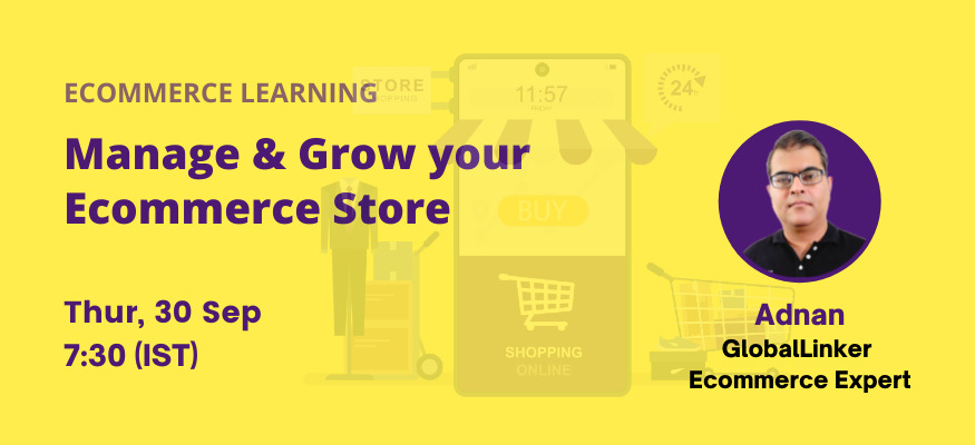 Ecommerce Learning: Manage & Grow your Ecommerce Store