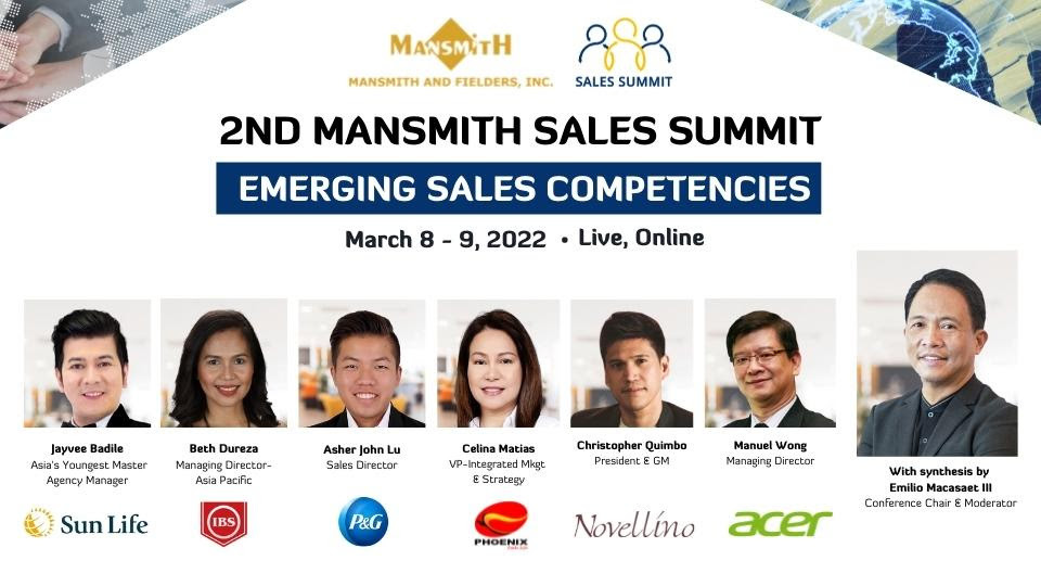 2nd Mansmith Sales Summit: Emerging Sales Competencies