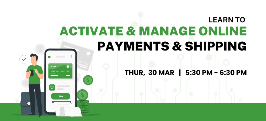 Learn to Activate & Manage Online Payments & Shipping