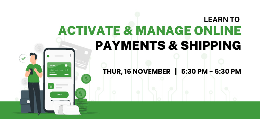 Learn to Activate & Manage Online Payments & Shipping