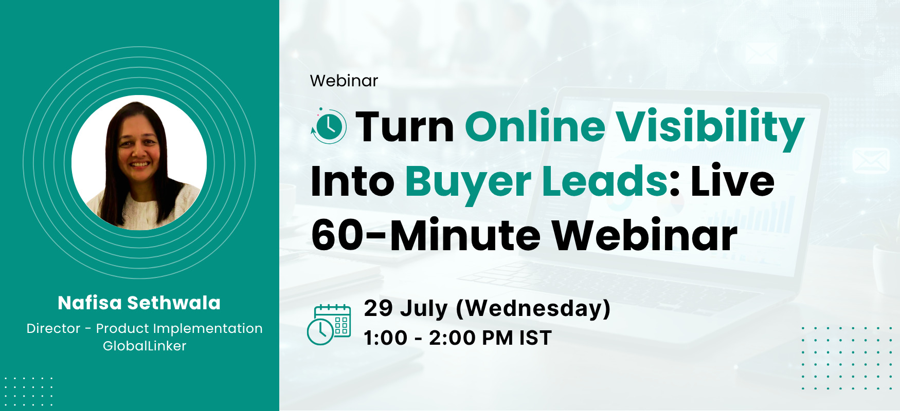 Turn Online Visibility Into Buyer Leads: Live 60-Minute Webinar