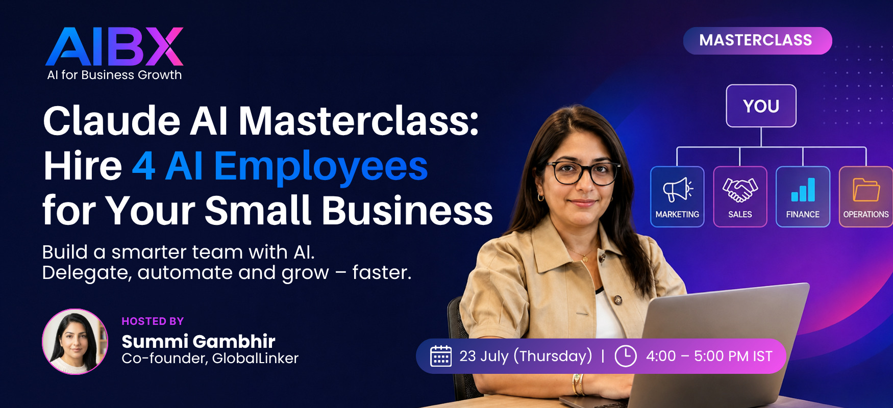 Claude AI Masterclass: Hire 4 AI Employees for Your Small Business