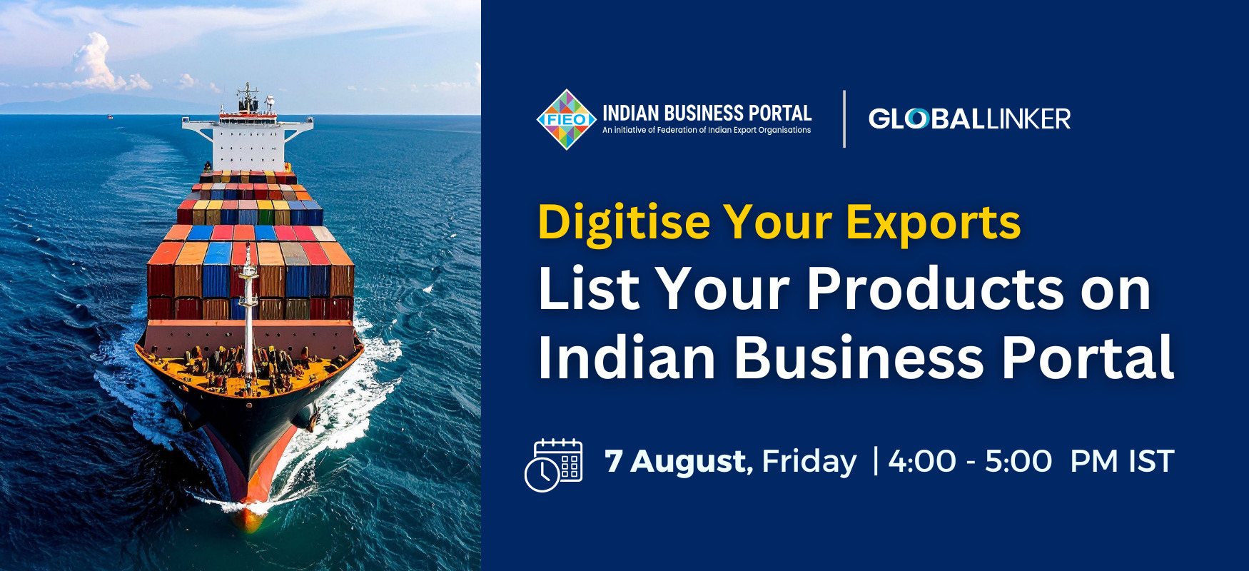 Digitise Your Exports: List Your Products on Indian Business Portal