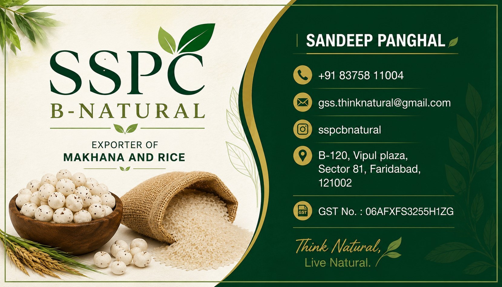 SSPC B-NATURAL LLP logo