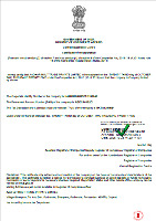 COMAPNY INCORPORATION