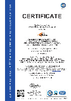 ISO Certificate