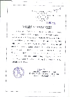 FDA VALIDITY CERTIFICATE