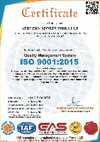 ISO 9001-2015 Certificate
