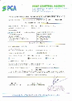 fumigation certificate