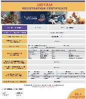 Udyam Registration Certificate