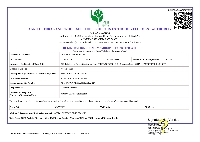 APEDA Certificate
