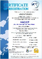 HACCP Certificate