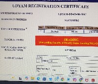 MSME Certificate