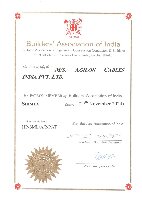 Builder Association of India certificate.