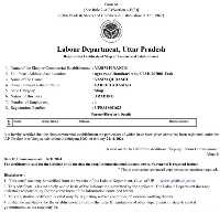 (Uttar Pradesh Shops and Commercial Establishment Act, 1962) Labour Department, Uttar Pradesh Regist