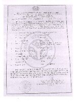Manufacturing Certificate