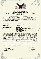 FDA CERTIFICATE