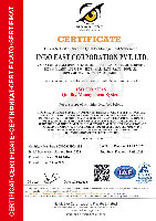 ISO 9001:2015 Quality Management System - Hawk Eye Certifications, valid to April 2029