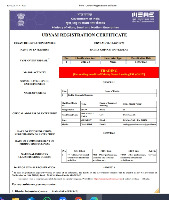 Udyam Certificate
