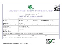 Agricultural and Processed Food Products Export Development Authority (APEDA)