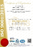 ISO 9001:2015 Certificate