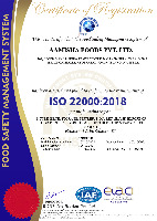 FSMS - ISO 22000:2018 Certificate